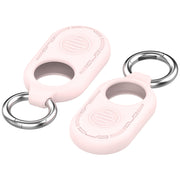 For Samsung Galaxy SmartTag 2 Location Tracker Portable Silicone Protective Case(Light Pink)