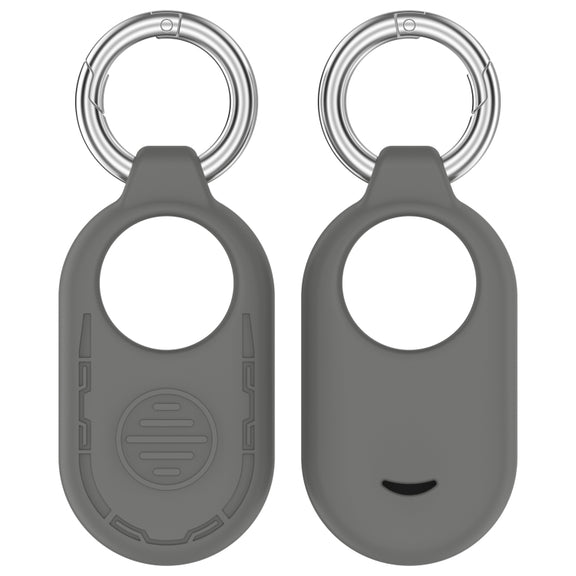 For Samsung Galaxy SmartTag 2 Location Tracker Portable Silicone Protective Case(Dark Grey)
