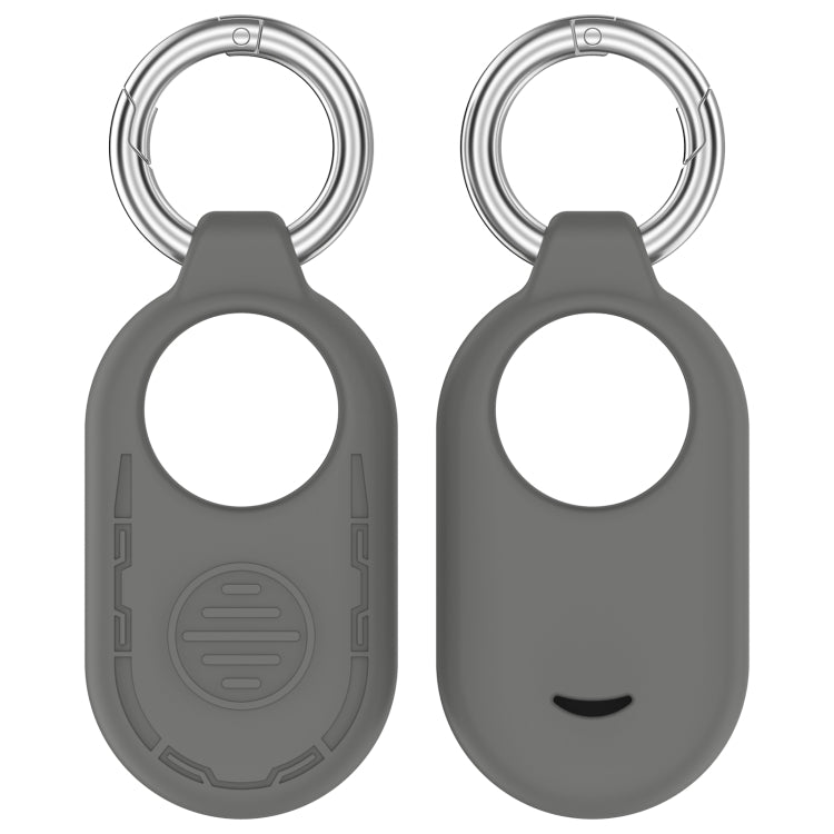 For Samsung Galaxy SmartTag 2 Location Tracker Portable Silicone Protective Case(Dark Grey)