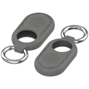 For Samsung Galaxy SmartTag 2 Location Tracker Portable Silicone Protective Case(Dark Grey)