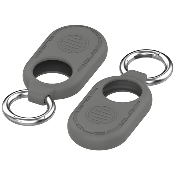 For Samsung Galaxy SmartTag 2 Location Tracker Portable Silicone Protective Case(Dark Grey)