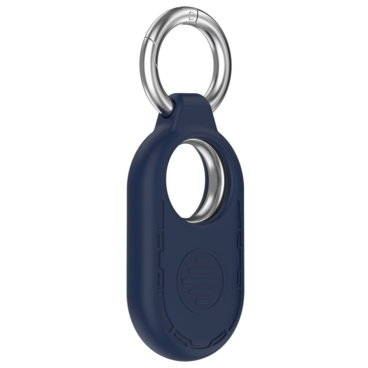 For Samsung Galaxy SmartTag 2 Location Tracker Portable Silicone Protective Case(Midnight Blue)