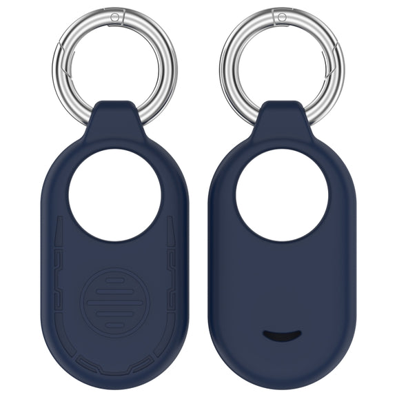 For Samsung Galaxy SmartTag 2 Location Tracker Portable Silicone Protective Case(Midnight Blue)