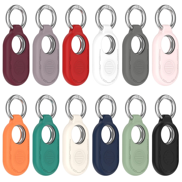 For Samsung Galaxy SmartTag 2 Location Tracker Portable Silicone Protective Case(White)