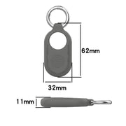 For Samsung Galaxy SmartTag 2 Location Tracker Portable Silicone Protective Case(White)
