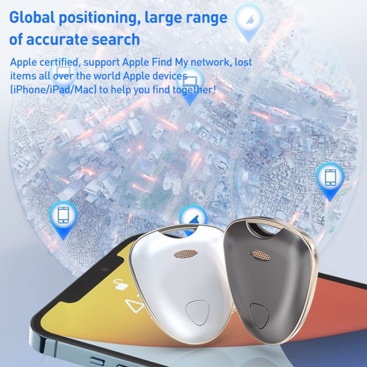 Portable Life Water-resistant Positioning Anti-lost Device(Grey)