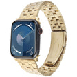 For Apple Watch 38mm 22mm Ultra-thin Five Beads Stainless Steel Watch Band(Gold) - free shipping - PMC TechLife - Order now!