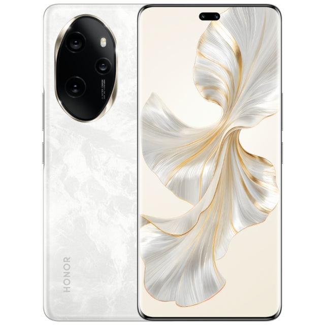 Honor 100 Pro, 16GB+1TB, Screen Fingerprint Identification, 6.78 inch MagicOS 7.2 Snapdragon 8 Gen 2 Octa Core up to 3.19GHz, Network: 5G, NFC, OTG, Support Google Play(White)