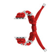 For Apple Watch Ultra 2 49mm Chrysanthemum Beads Paracord Braided Watch Band(Red) - Watch Bands by PMC TechLife | Online Shopping South Africa | PMC TechLife | Buy Now Pay Later Mobicred