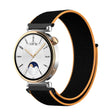 18mm Universal Nylon Loop Watch Band(Black Orange) - 18mm Bands by PMc TechLife | Online Shopping South Africa | PMc TechLife | Buy Now Pay Later Mobicred