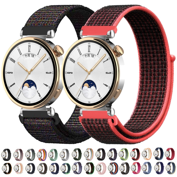 18mm Universal Nylon Loop Watch Band(Anchor Grey)