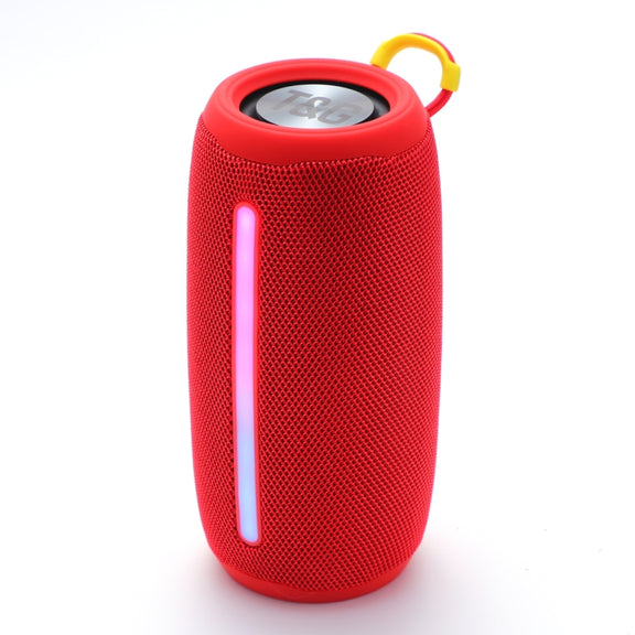T&G TG663 Portable Colorful LED Wireless Bluetooth Speaker Outdoor Subwoofer(Red)