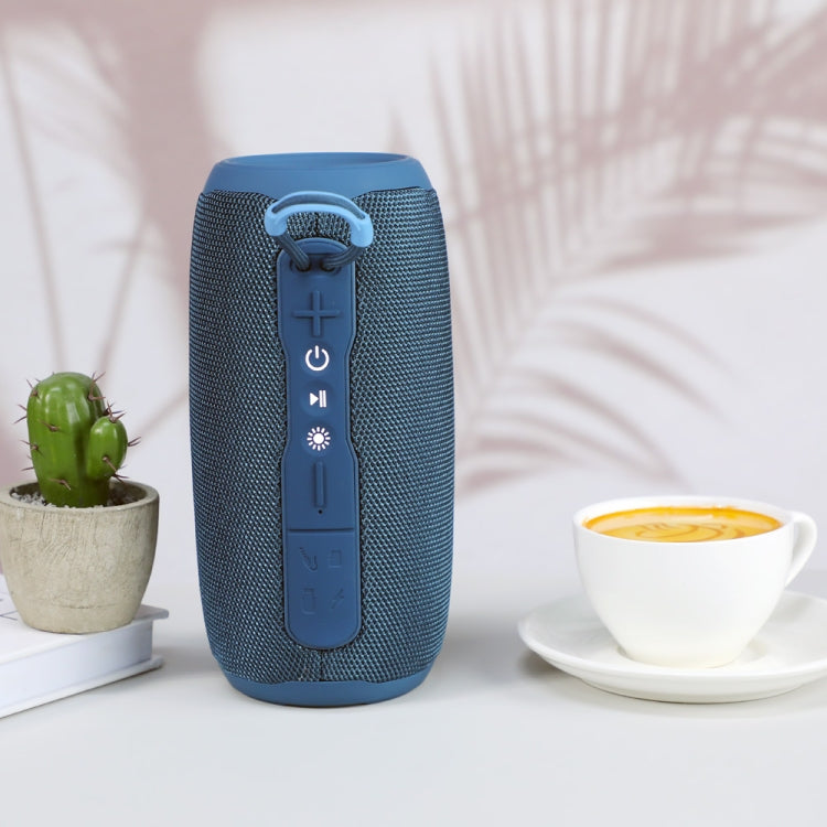 T&G TG663 Portable Colorful LED Wireless Bluetooth Speaker Outdoor Subwoofer(Blue)