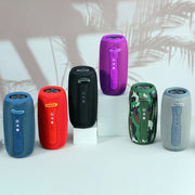 T&G TG663 Portable Colorful LED Wireless Bluetooth Speaker Outdoor Subwoofer(Camouflage)