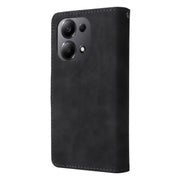 For Xiaomi Redmi Note 13 Pro 4G Multifunctional Frosted Zipper Wallet Leather Phone Case(Black)