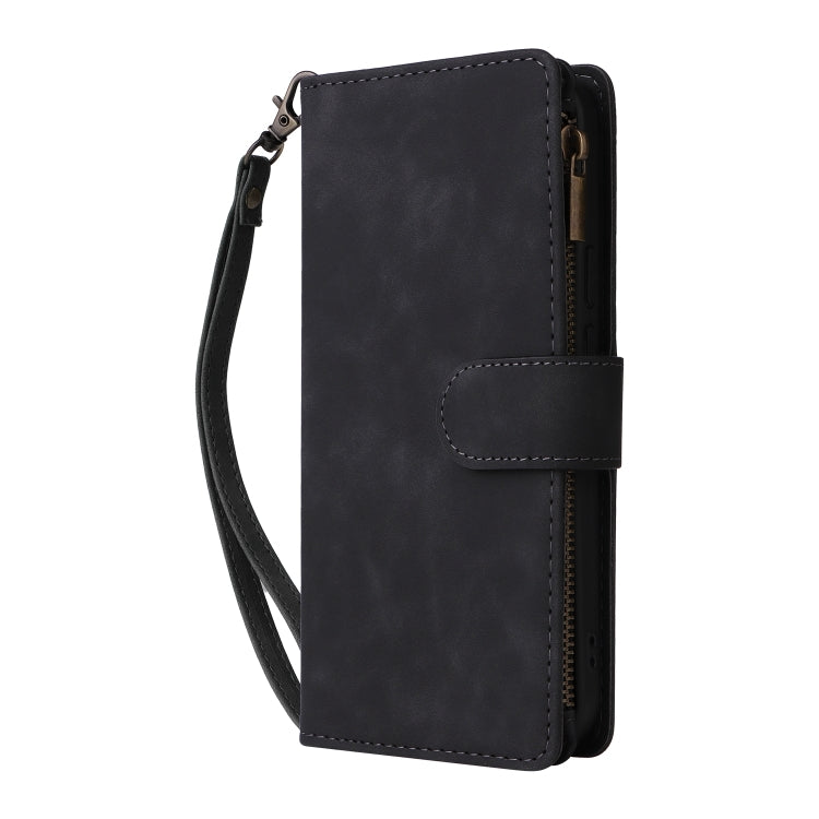For Google Pixel 9 Pro Multifunctional Multi-Card Wallet Phone Leather Case(Black)