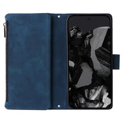 For Google Pixel 9 Pro Multifunctional Multi-Card Wallet Phone Leather Case(Blue)