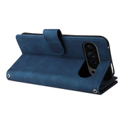 For Google Pixel 9 Pro Multifunctional Multi-Card Wallet Phone Leather Case(Blue)