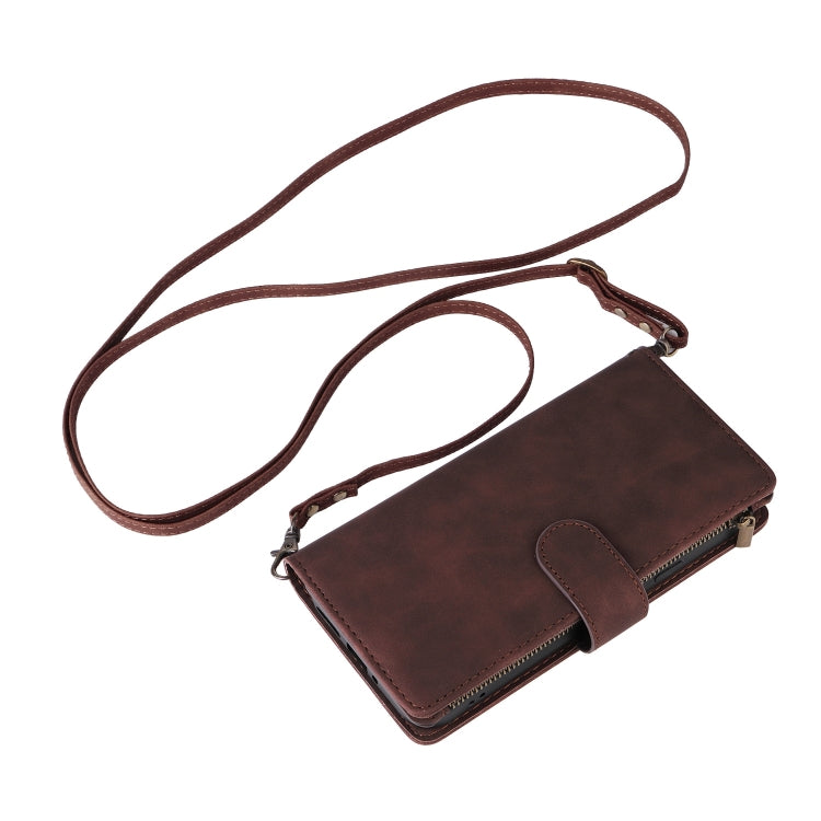 For Google Pixel 9 Multifunctional Multi-Card Wallet Phone Leather Case(Coffee)