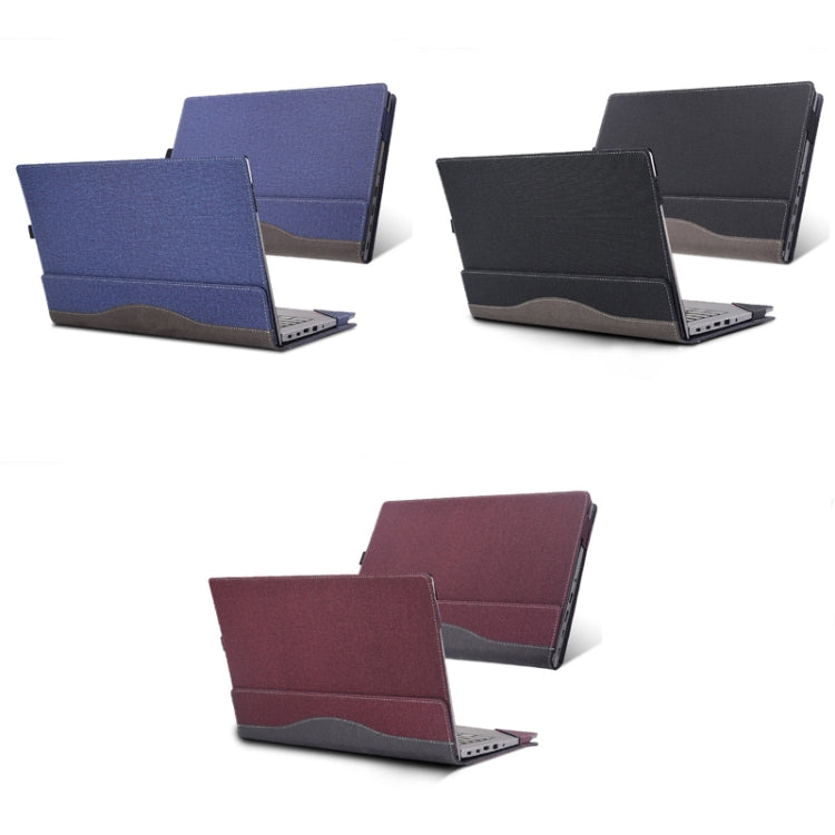 For Lenovo K14 Gen 1 Laptop Leather Shockproof Protective Case(Black)