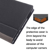 For Lenovo K14 Gen 1 Laptop Leather Shockproof Protective Case(Black)
