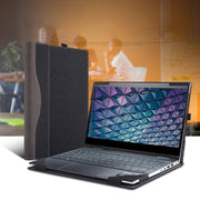 For Lenovo K14 Gen 1 Laptop Leather Shockproof Protective Case(Black)