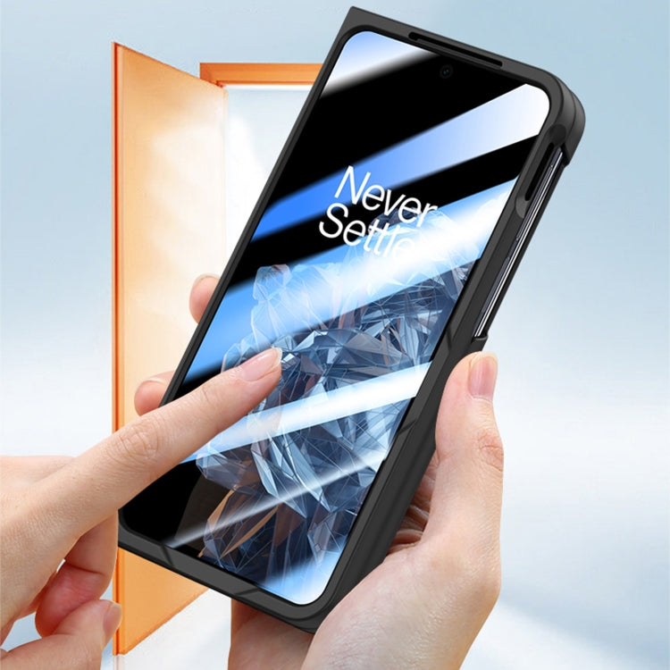 For OPPO Find N3 Integrated Skin Feel PC Phone Case with Pen / Pen Box(White)