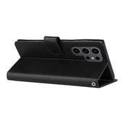 For Samsung Galaxy S24 Ultra 5G 3-Card Slots Multifunctional Leather Phone Case(Black)