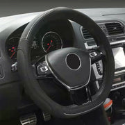 D Style Car Universal Anti-skid Steering Wheel Cover, Diameter: 38cm(Black)