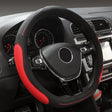 D Style Car Universal Anti-skid Steering Wheel Cover, Diameter: 38cm(Black Red) - Steering Wheel Accessories by PMC TechLife | Online Shopping South Africa | PMC TechLife | Buy Now Pay Later Mobicred