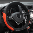 D Style Car Universal Anti-skid Steering Wheel Cover, Diameter: 38cm(Black Orange) - Steering Wheel Accessories by PMC TechLife | Online Shopping South Africa | PMC TechLife | Buy Now Pay Later Mobicred