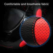 D Style Car Universal Anti-skid Steering Wheel Cover, Diameter: 38cm(Black Orange)