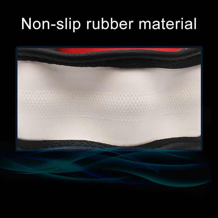 D Style Car Universal Anti-skid Steering Wheel Cover, Diameter: 38cm(Black Orange)