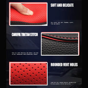 D Style Car Universal Anti-skid Steering Wheel Cover, Diameter: 38cm(Black Orange)