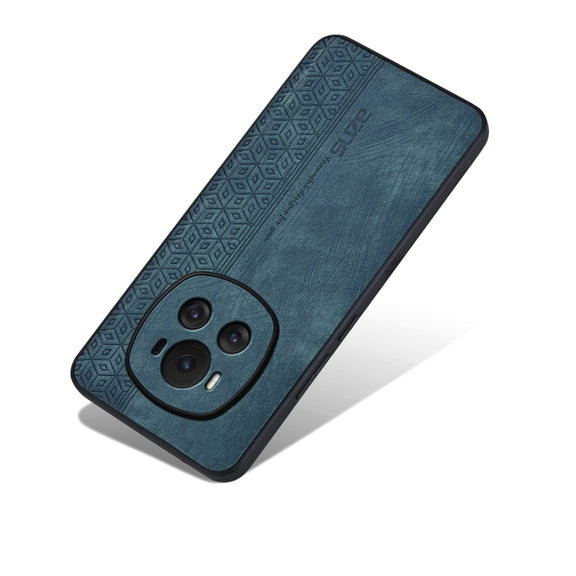 For Honor Magic6 AZNS 3D Embossed Skin Feel Phone Case(Dark Green)