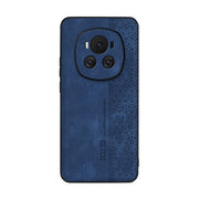For Honor Magic6 AZNS 3D Embossed Skin Feel Phone Case(Sapphire Blue)