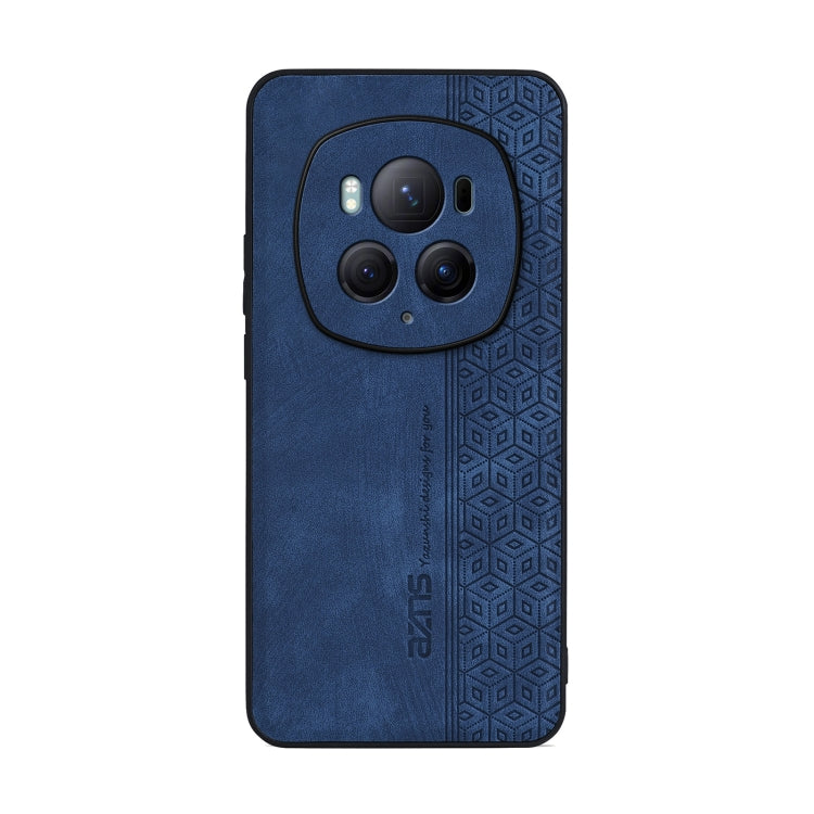 For Honor Magic6 Pro AZNS 3D Embossed Skin Feel Phone Case(Sapphire Blue)