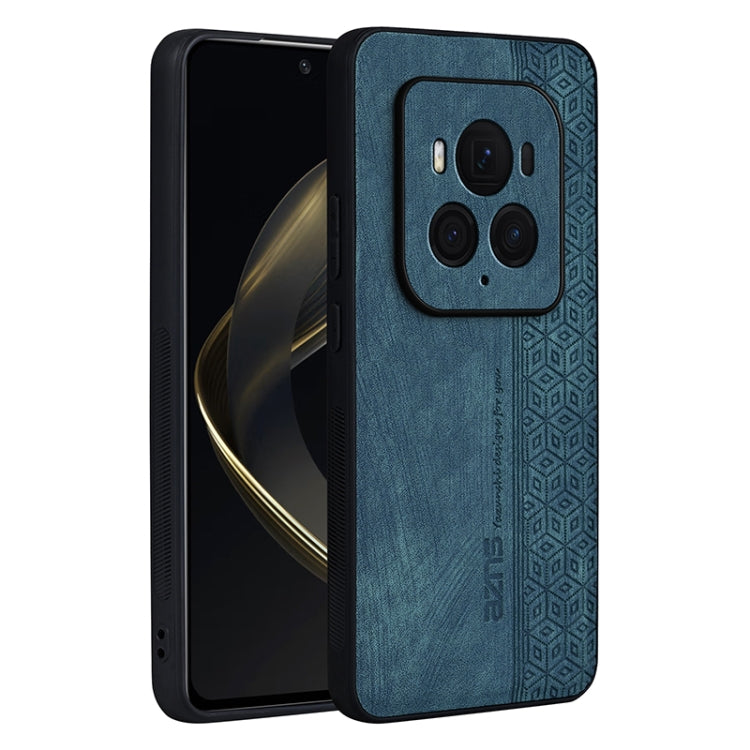 For Honor Magic6 Ultimate AZNS 3D Embossed Skin Feel Phone Case(Dark Green)