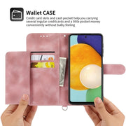 For Google Pixel 9 Pro Skin-feel Flowers Embossed Wallet Leather Phone Case(Pink)