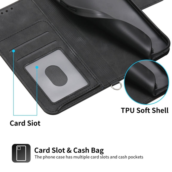 For Google Pixel 9 Pro Skin-feel Flowers Embossed Wallet Leather Phone Case(Black)