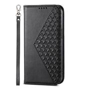 For Google Pixel 9 Cubic Grid Calf Texture Magnetic Leather Phone Case(Black)