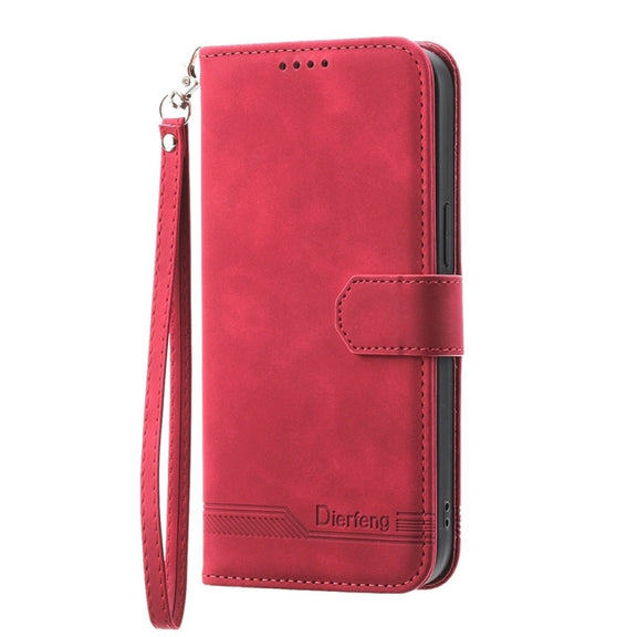 For Google Pixel 9 Dierfeng Dream Line TPU + PU Leather Phone Case(Red)