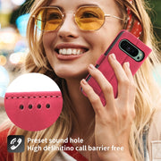 For Google Pixel 9 Dierfeng Dream Line TPU + PU Leather Phone Case(Red)