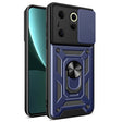 For Tecno Camon 20 Premier Sliding Camera Cover Design TPU+PC Phone Case(Blue) - Tecno Cases by PMC TechLife | Online Shopping South Africa | PMC TechLife