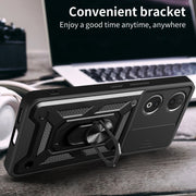 For Honor 90 5G Sliding Camera Cover Design TPU+PC Phone Case(Black)