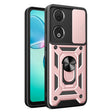 For Honor 90 5G Sliding Camera Cover Design TPU+PC Phone Case(Rose Gold) - Honor Cases by PMC TechLife | Online Shopping South Africa | PMC TechLife