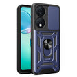 For Honor X7b Sliding Camera Cover Design TPU+PC Phone Case(Blue) - Honor Cases by PMC TechLife | Online Shopping South Africa | PMC TechLife | Buy Now Pay Later Mobicred