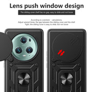 For Honor Magic5 Pro Sliding Camera Cover Design TPU+PC Phone Case(Red)