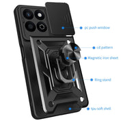 For Honor 200 Smart Sliding Camera Cover Design TPU+PC Phone Case(Rose Gold)