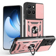 For Honor X8c 4G Sliding Camera Cover Design TPU+PC Phone Case(Rose Gold) - free shipping - PMC TechLife - Order now!